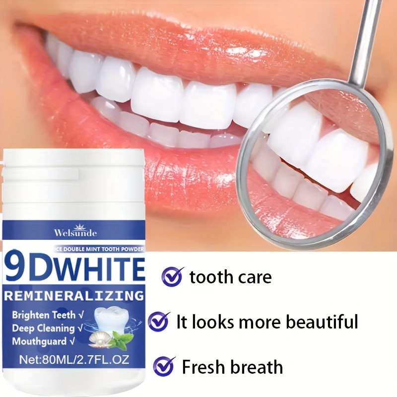 Teeth Whitening Zimba - 9D Beyazlatıcı Hidroksiapatit Diş Tozu, Diş
