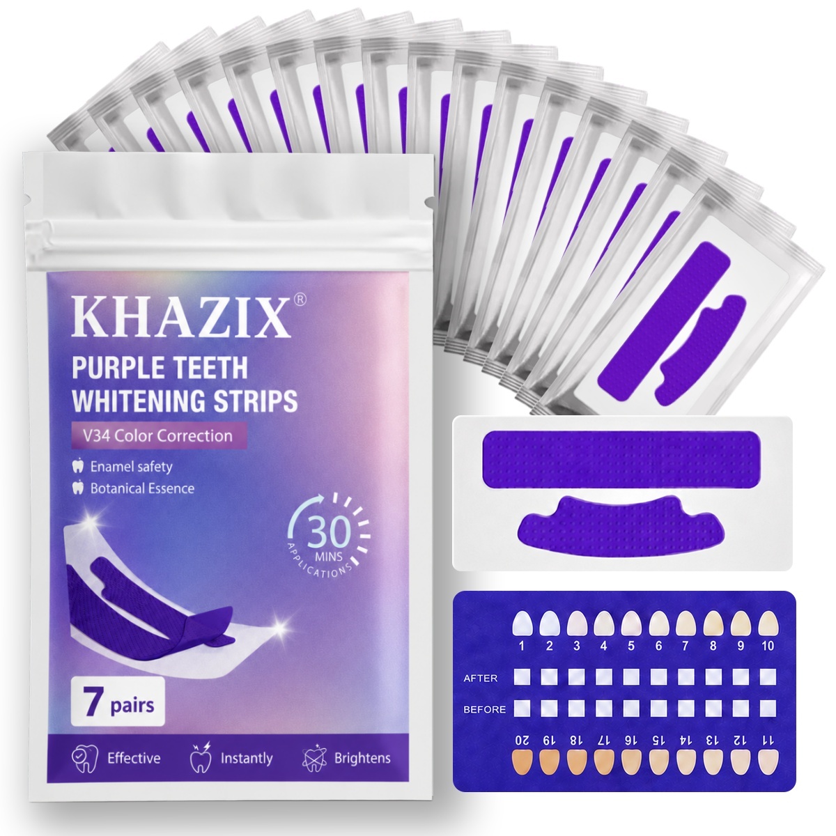 Teeth Whitening Strips Crest - Daha Beyaz Görünümlü Bir Gülümseme İçin