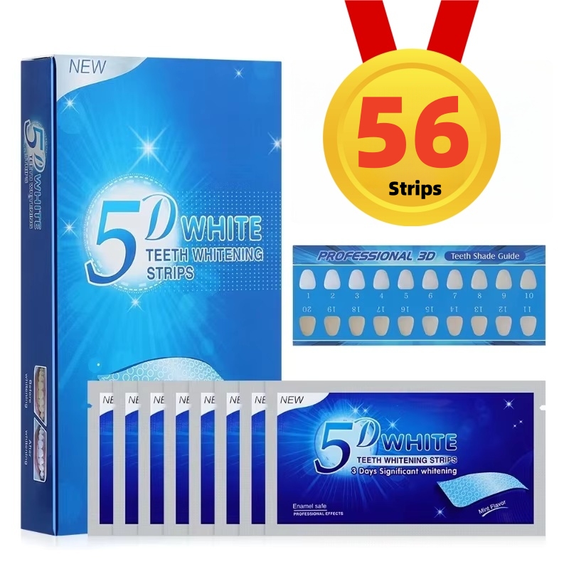 5D diş beyazlatma şeritleri 56 - Teeth Whitening Strips Crest incelemesi ve fiyatı