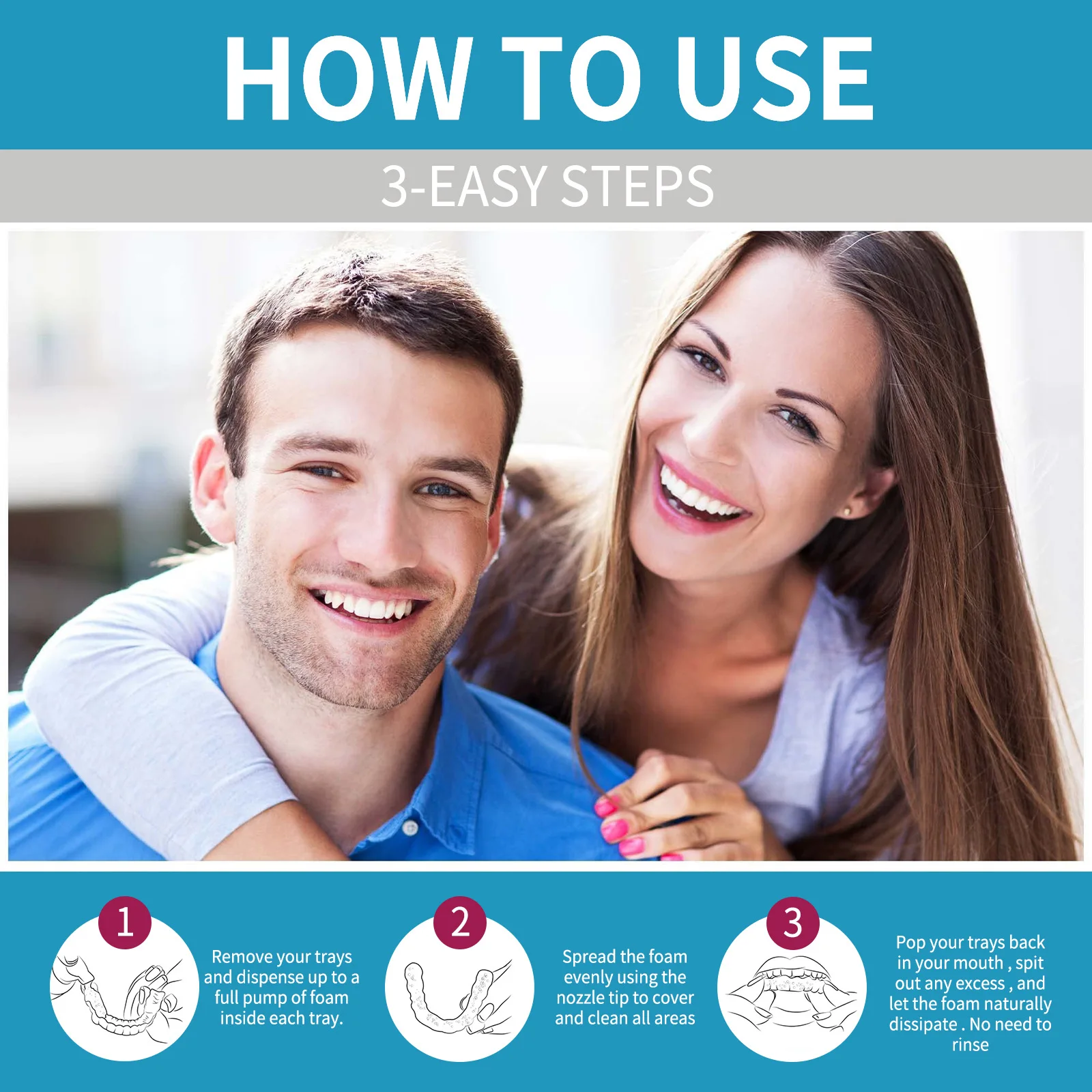 Hizalayıcı Protez Temizleyici  - Teeth Whitening Foam incelemesi ve fiyatı
