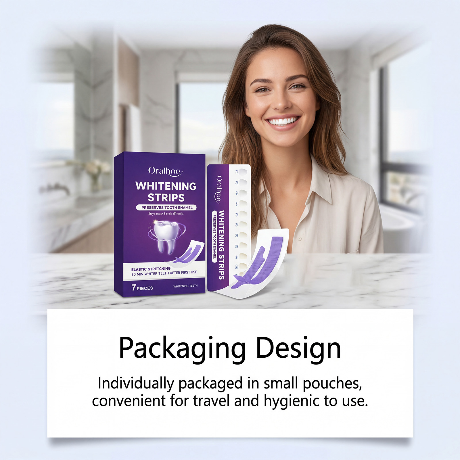 ORALHOE Hassas Dişler İçin Güv - Teeth Whitening Strips Crest incelemesi ve fiyatı